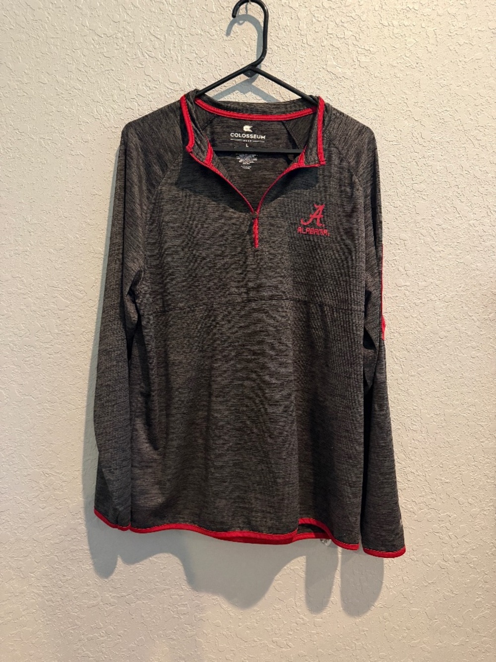 Mens L 1/4 Zip University of Alabama